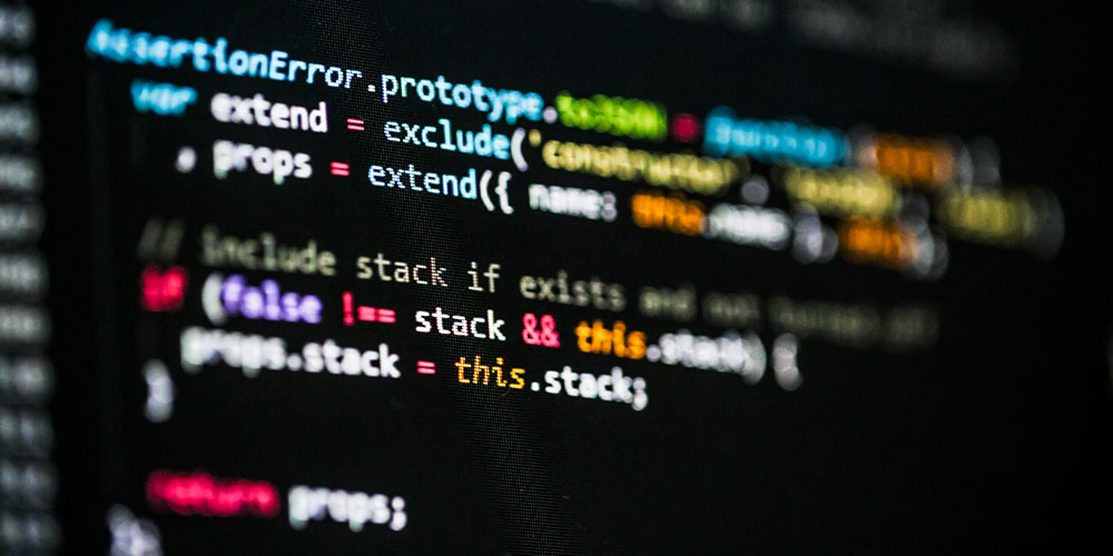 JavaScript 程式碼畫面,顯示網站互動功能開發中的語法範例